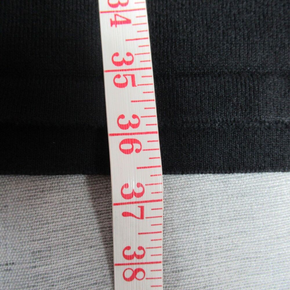 Vintage Prana Sweater Dress Women L Black Gray Striped Long Sleeve Preppy Knit - Picture 5 of 10